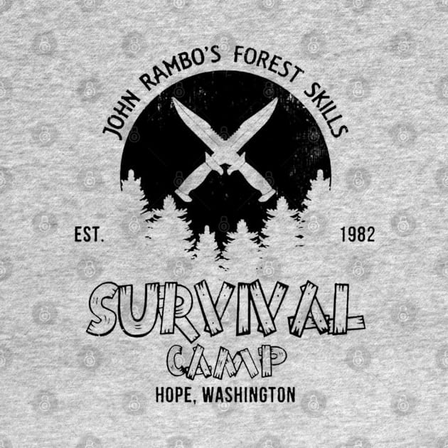 John Rambo Forest Skills Survival Camp First Blood by Angel arts